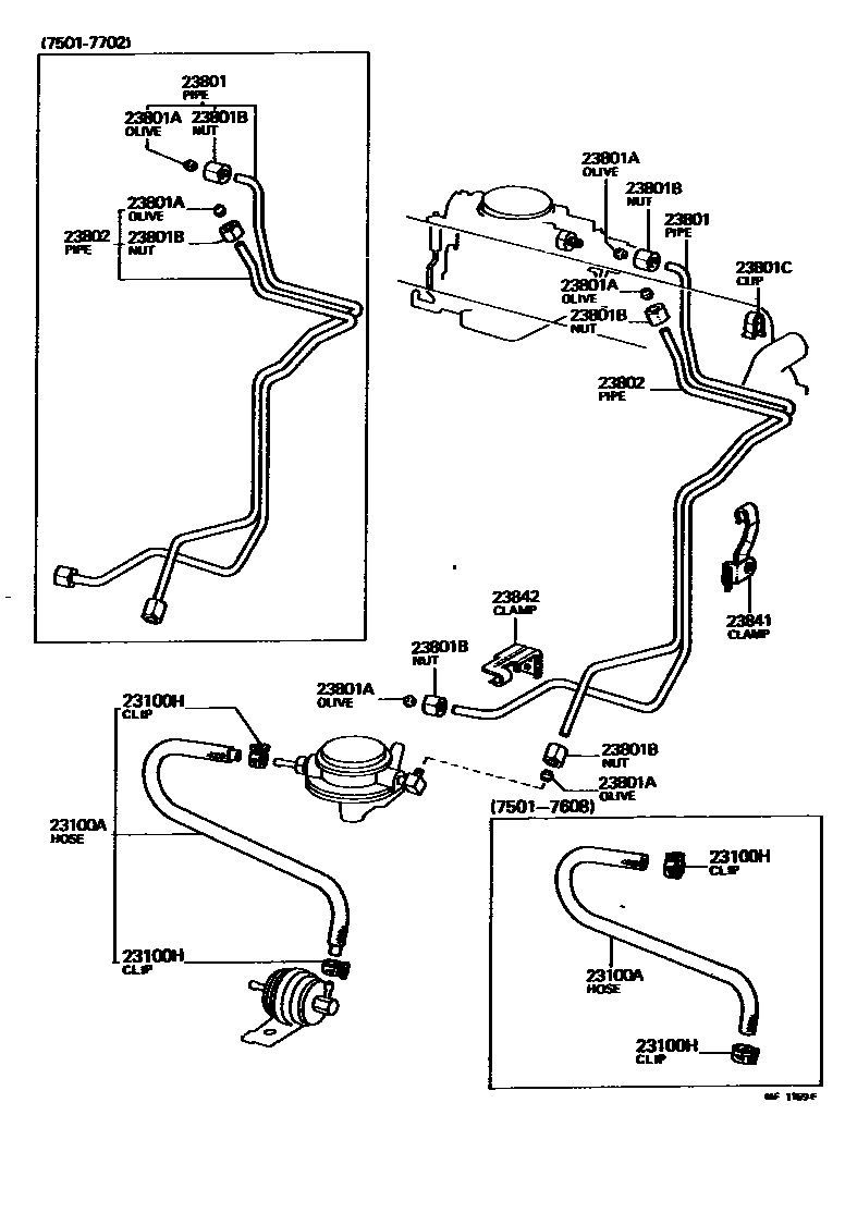 2101 — FUEL PIPE & CLAMP