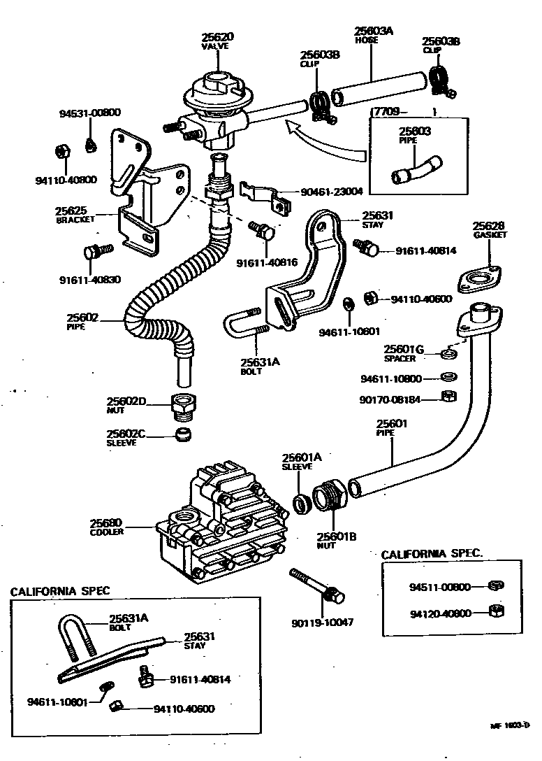 2501 — EXHAUST GAS RECIRCULATION SYSTEM