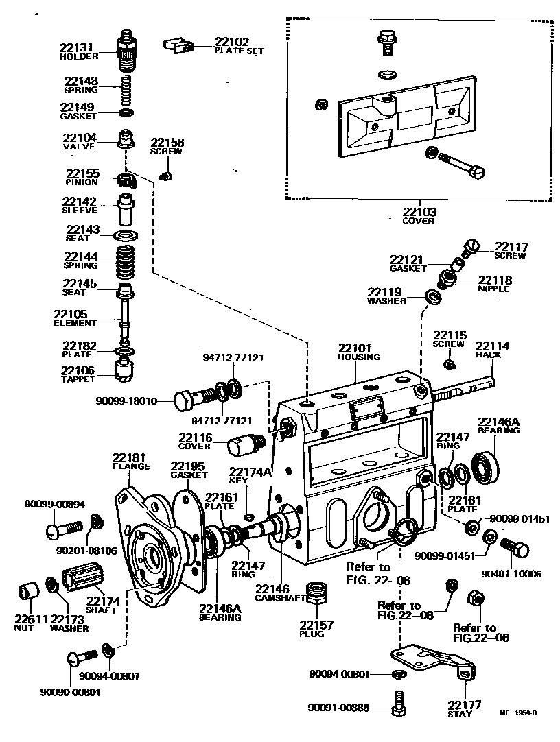 2203 — INJECTION PUMP BODY