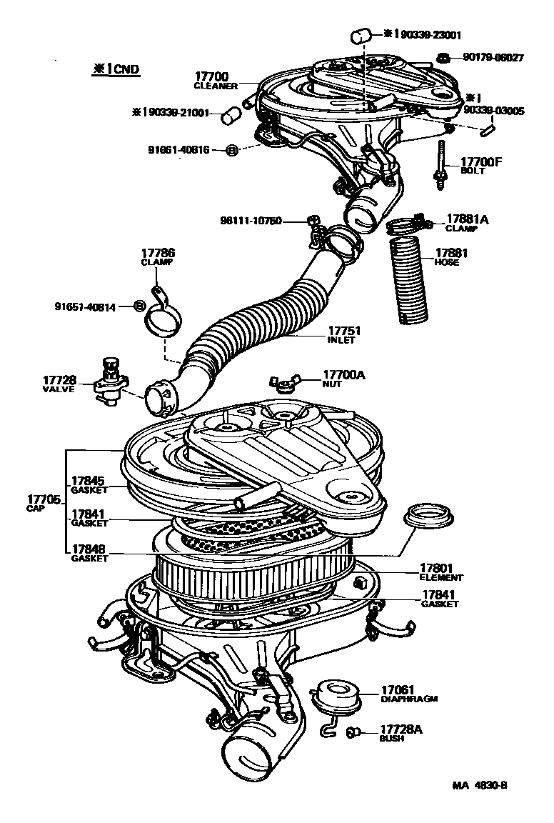 1703 — AIR CLEANER