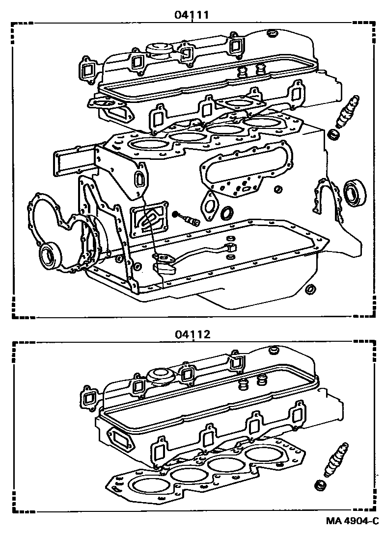 1103 — ENGINE OVERHAUL GASKET KIT