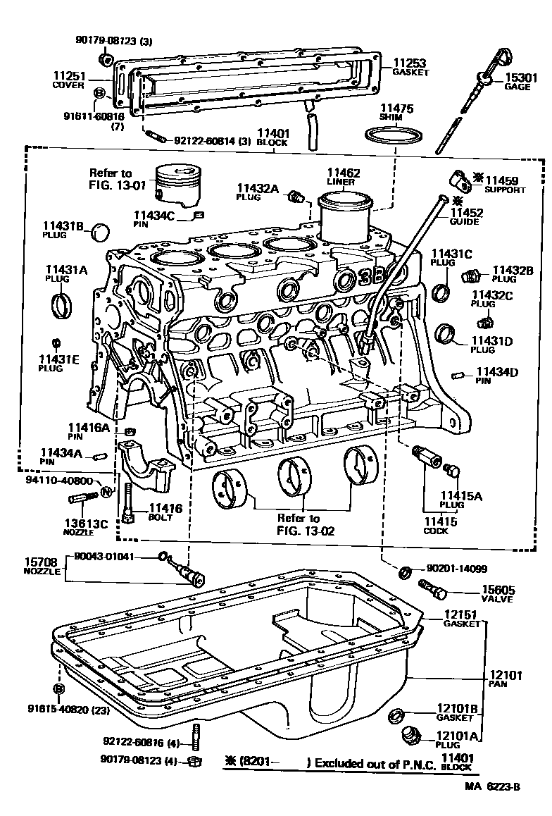 1105 — CYLINDER BLOCK