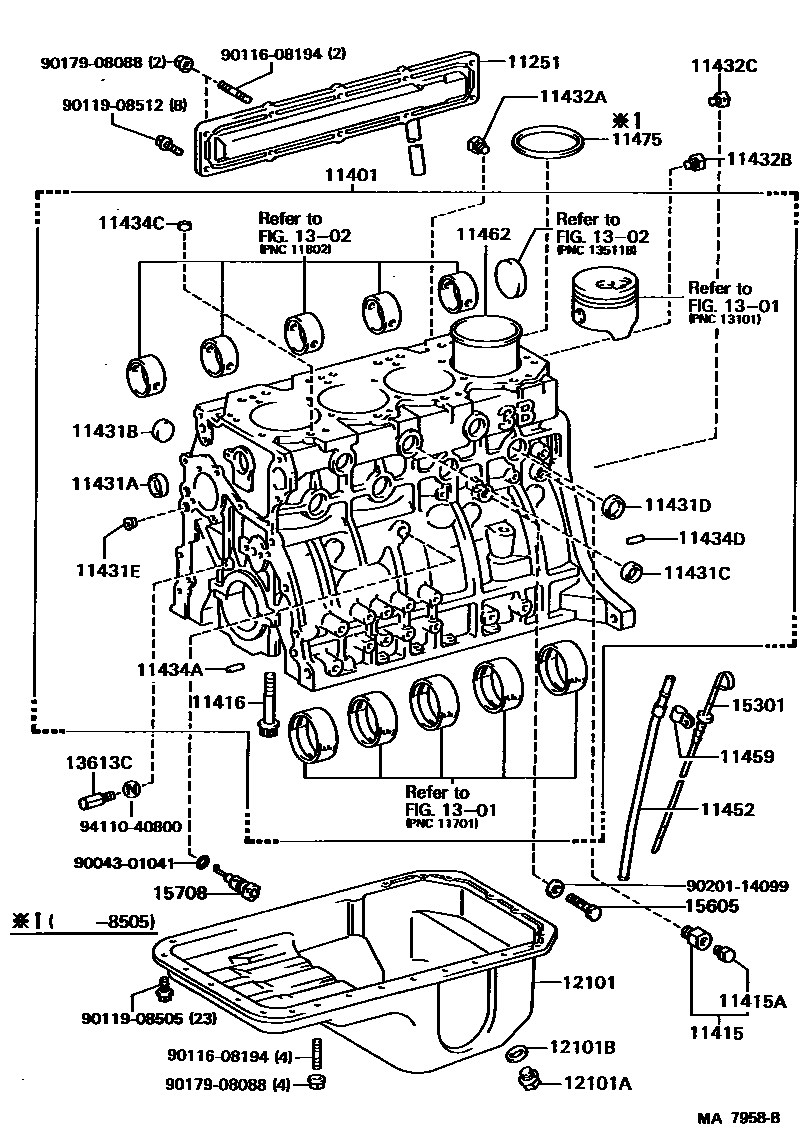 1105 — CYLINDER BLOCK