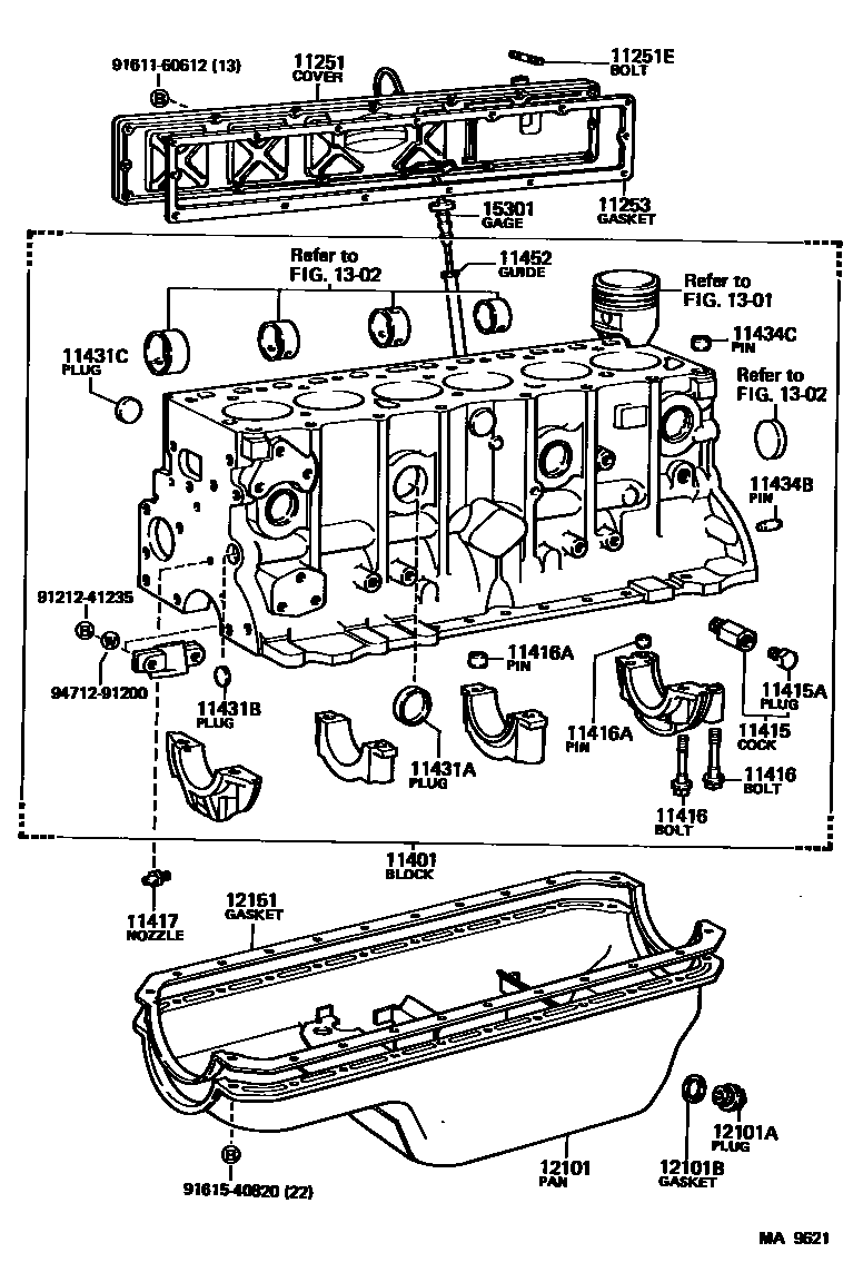 1105 — CYLINDER BLOCK