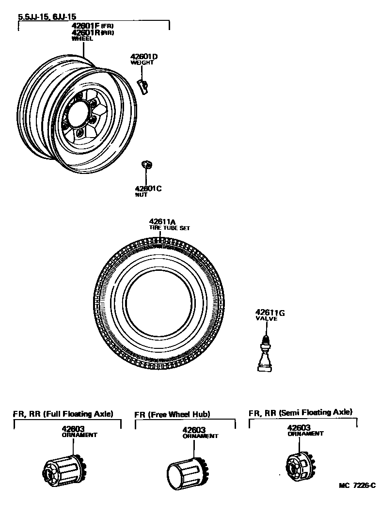 4103 — DISC WHEEL & WHEEL CAP