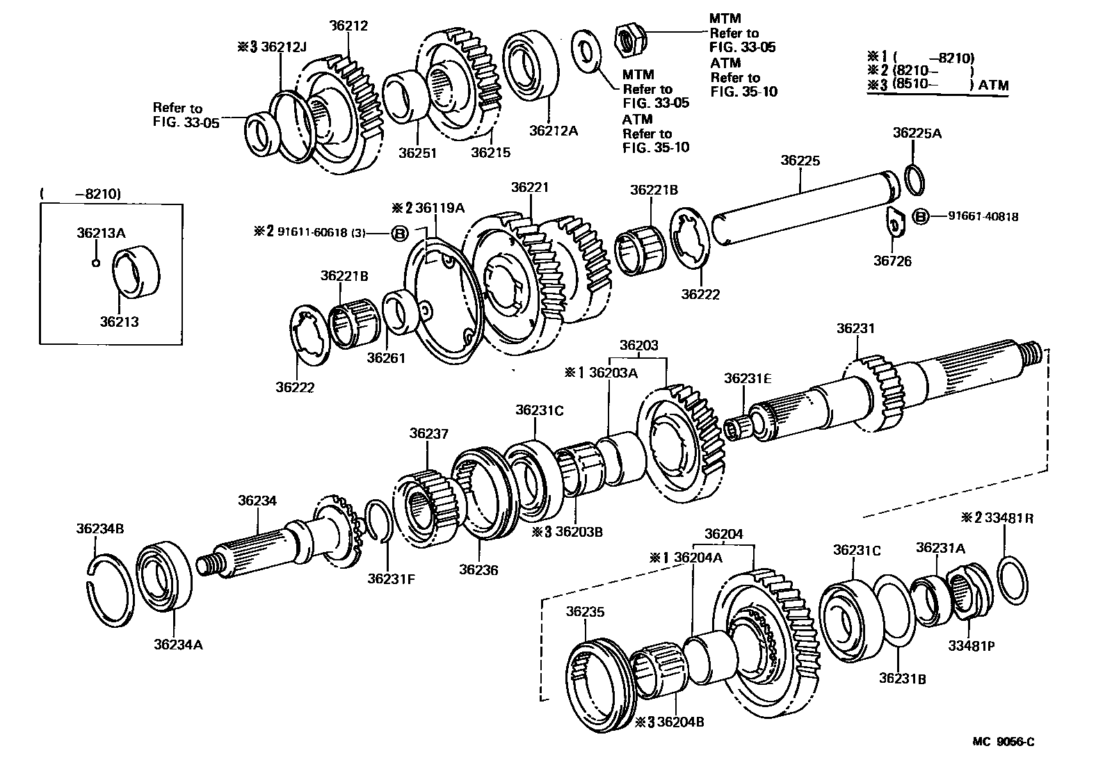 3610 — TRANSFER GEAR