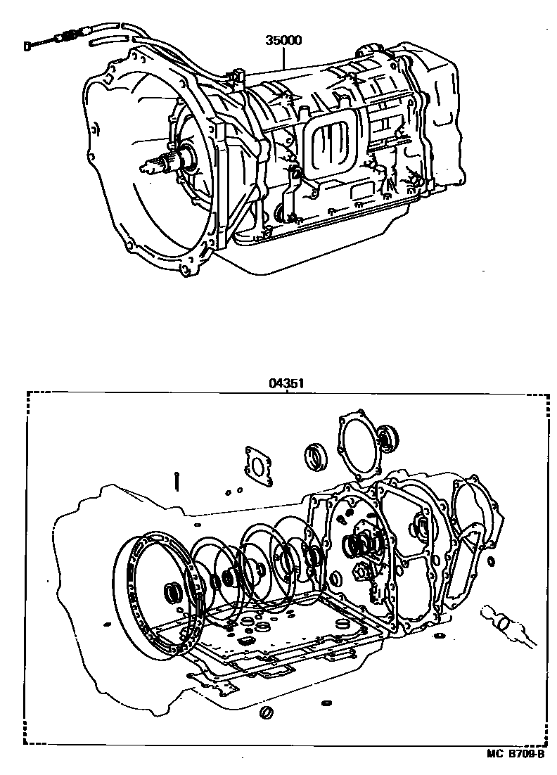 3501 — TRANSAXLE OR TRANSMISSION ASSY & GASKET KIT (ATM)
