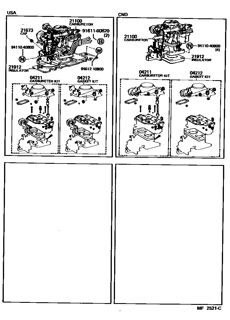 2102 — CARBURETOR ASSEMBLY