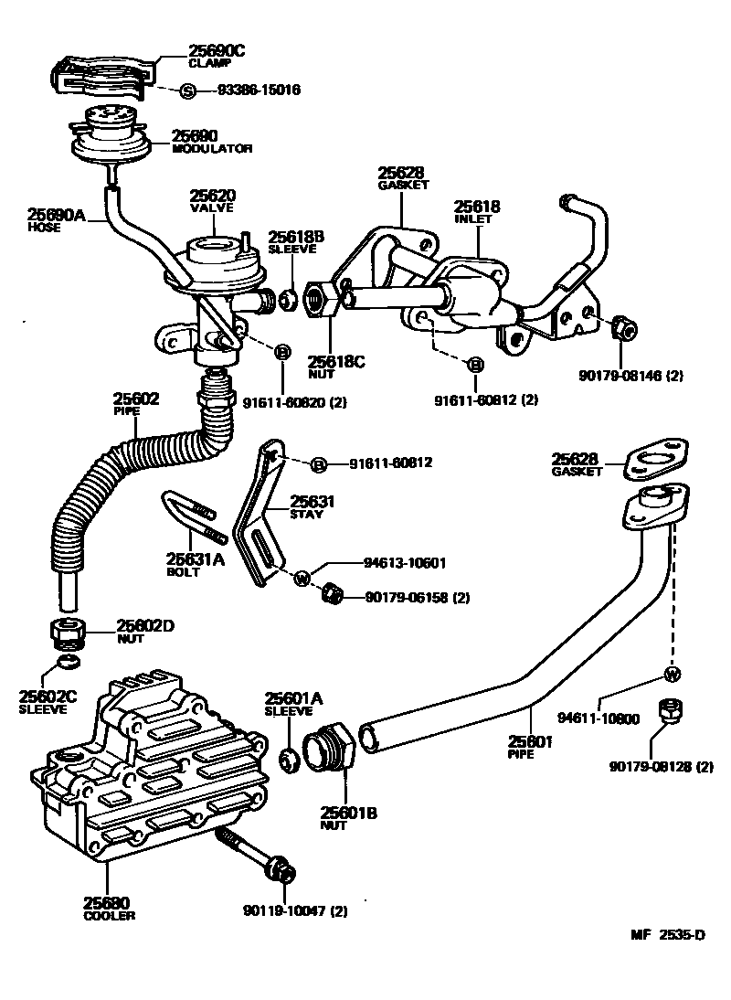 2501 — EXHAUST GAS RECIRCULATION SYSTEM