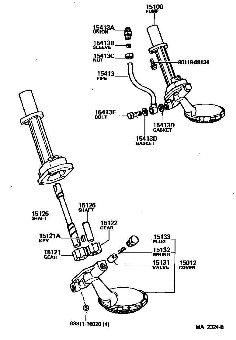 1501 — ENGINE OIL PUMP