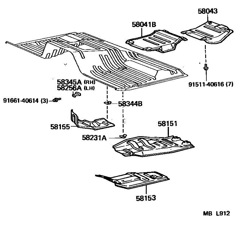 5853 — FLOOR INSULATOR