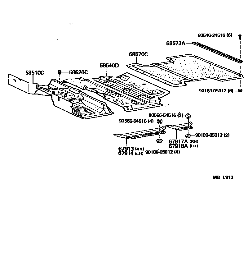 5854 — FLOOR MAT & SILENCER PAD