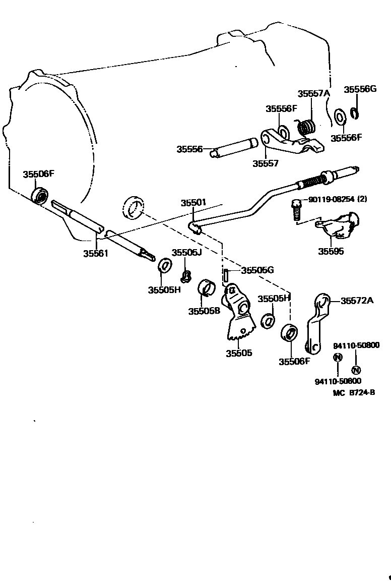 3513 — THROTTLE LINK & VALVE LEVER (ATM)