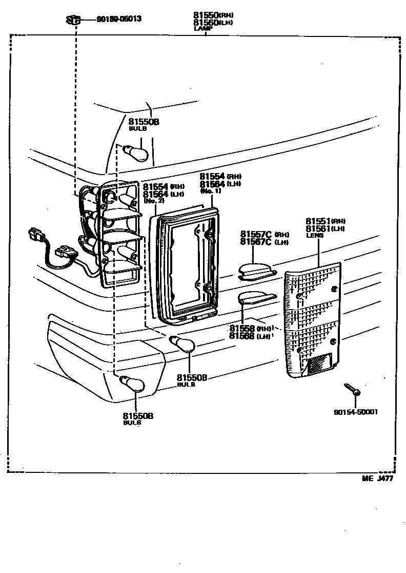 8111 — REAR COMBINATION LAMP