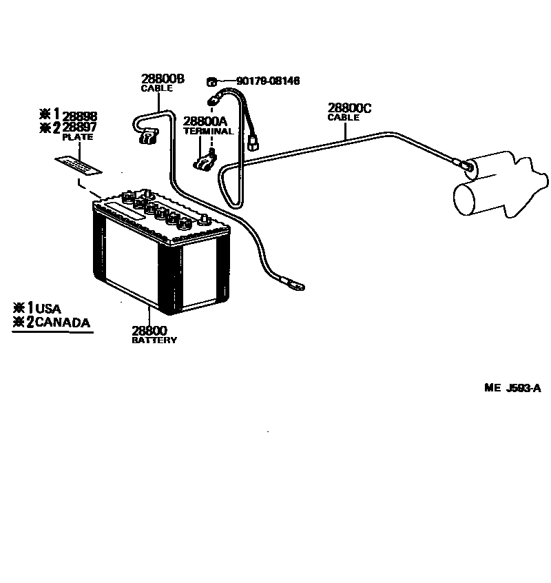 8201 — BATTERY & BATTERY CABLE
