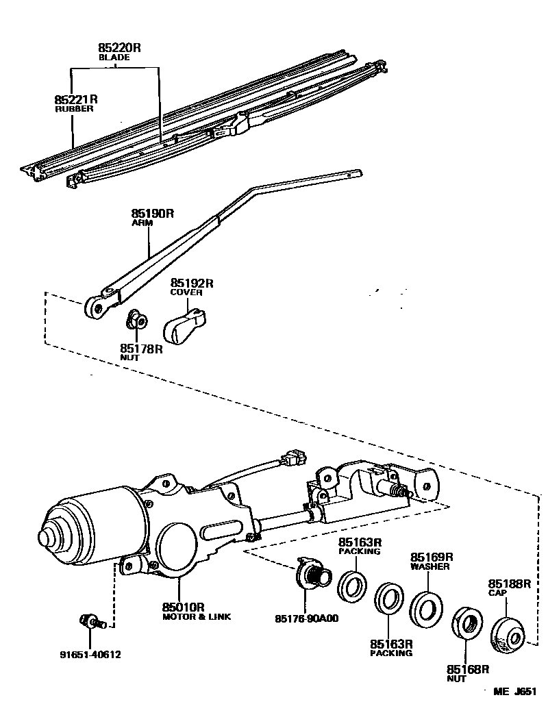 8502 — REAR WIPER