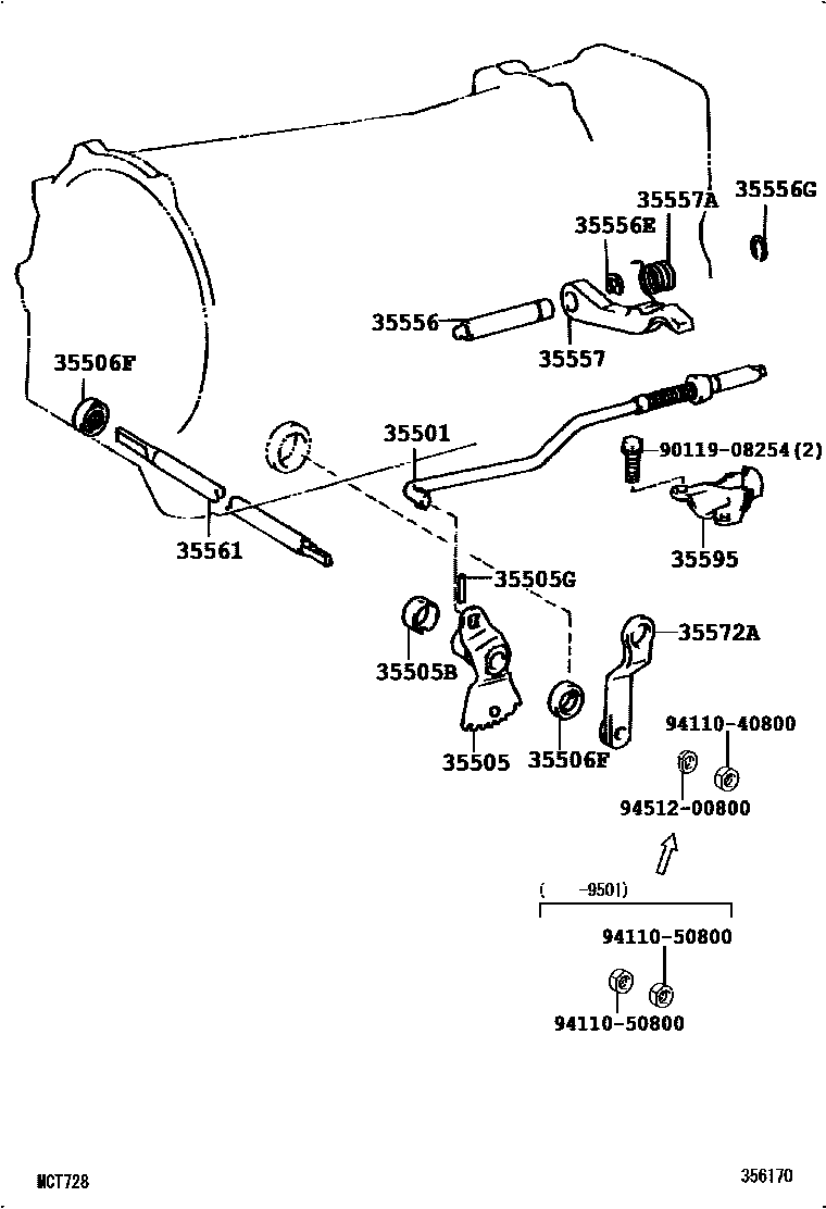 3513 — THROTTLE LINK & VALVE LEVER (ATM)