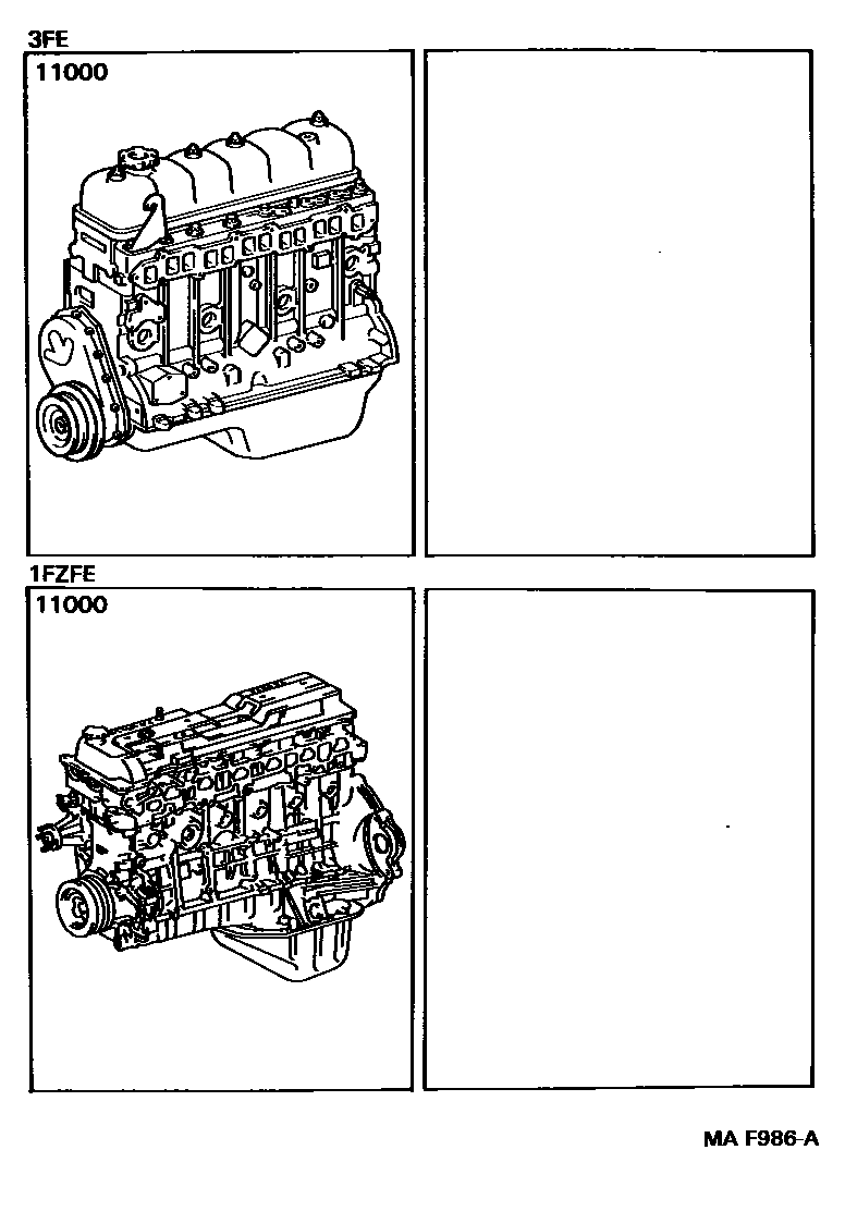 1101 — PARTIAL ENGINE ASSEMBLY