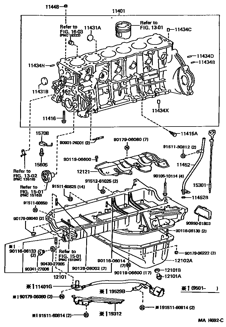 1105 — CYLINDER BLOCK