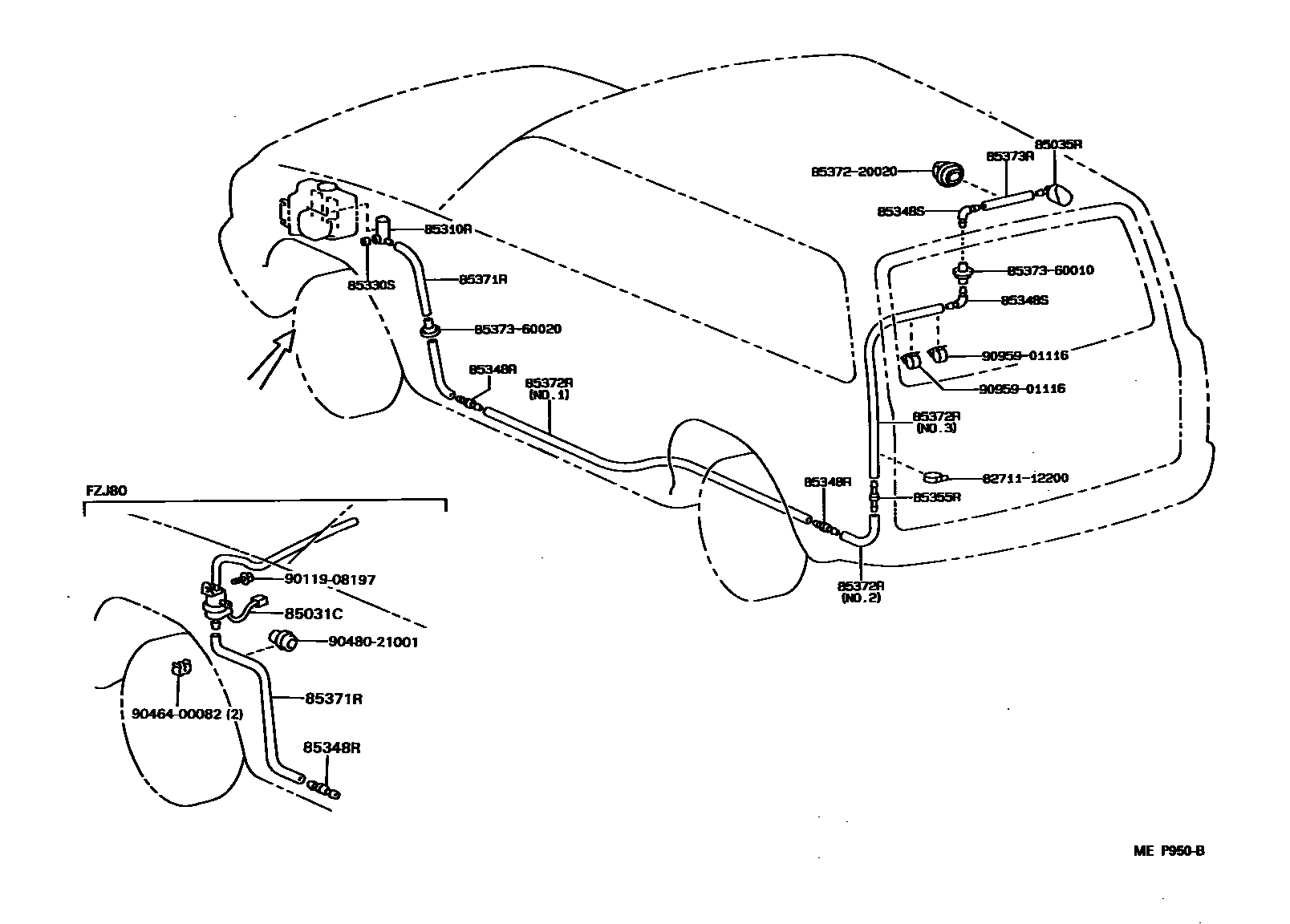 8504 — REAR WASHER
