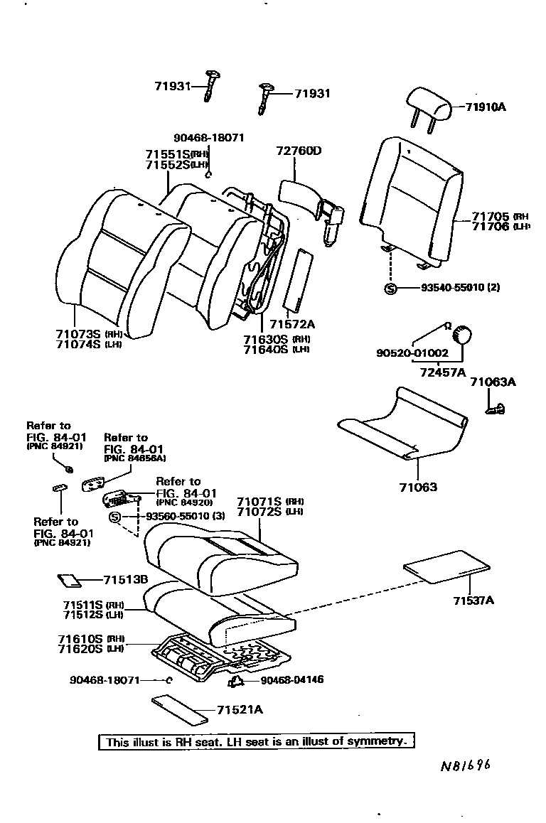 7151 — SEAT & SEAT TRACK