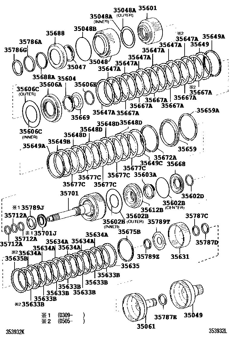 3507 — BRAKE BAND & MULTIPLE DISC CLUTCH (ATM)