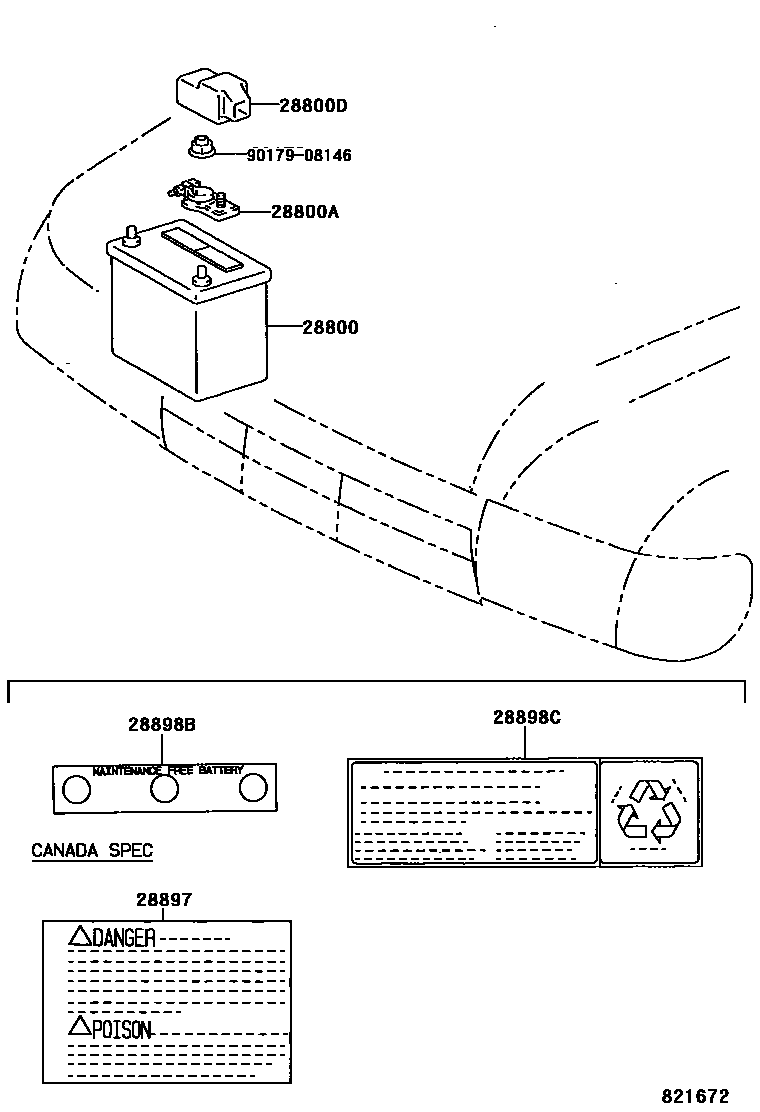 8201 — BATTERY & BATTERY CABLE