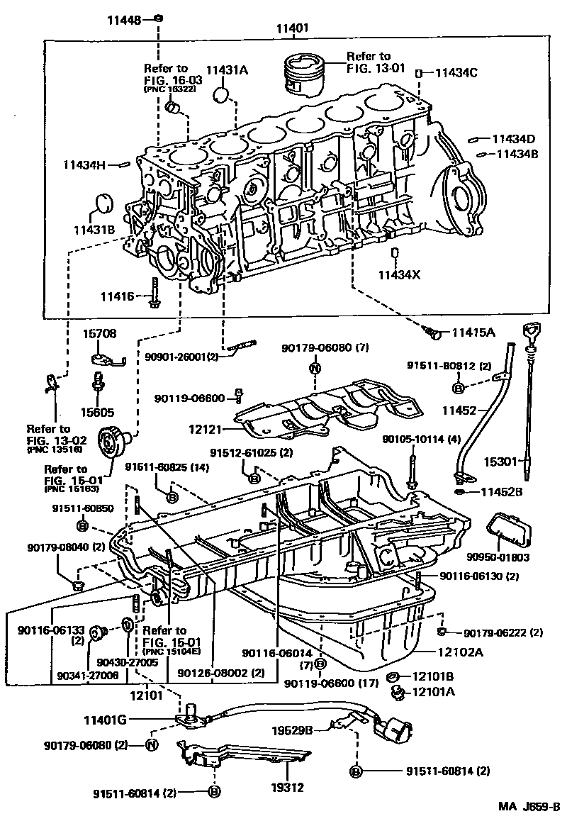 1105 — CYLINDER BLOCK
