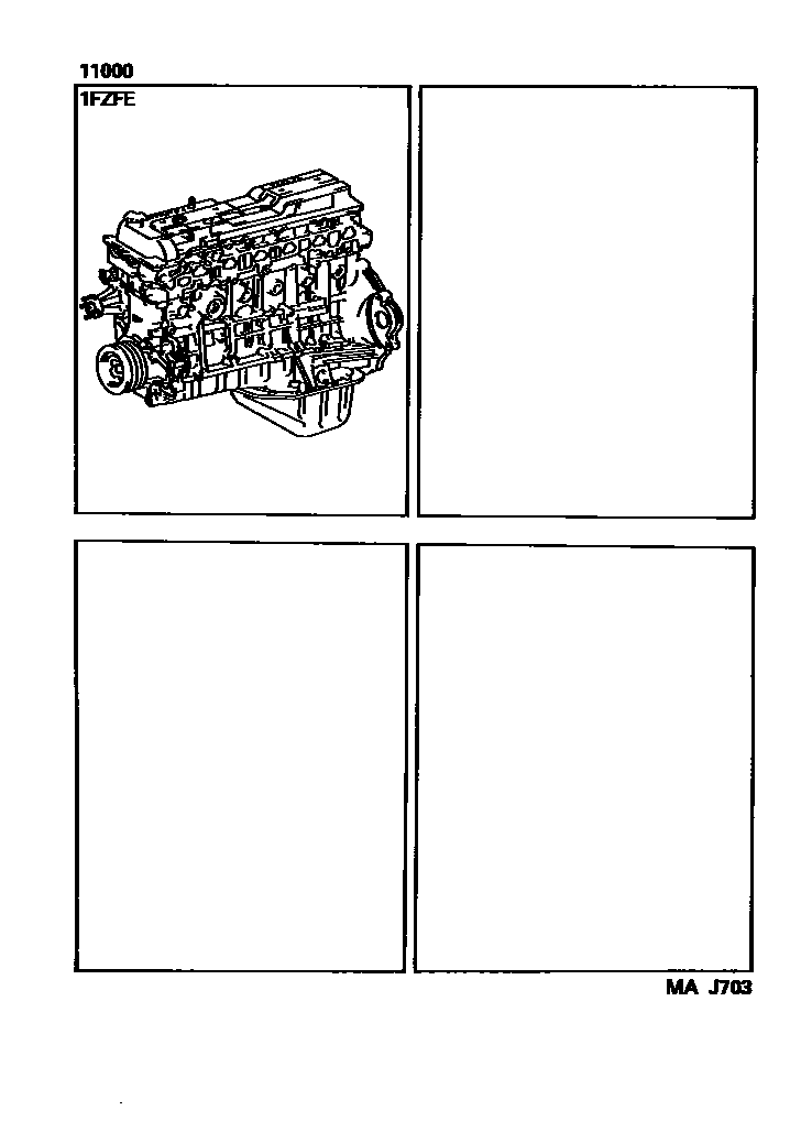 1101 — PARTIAL ENGINE ASSEMBLY