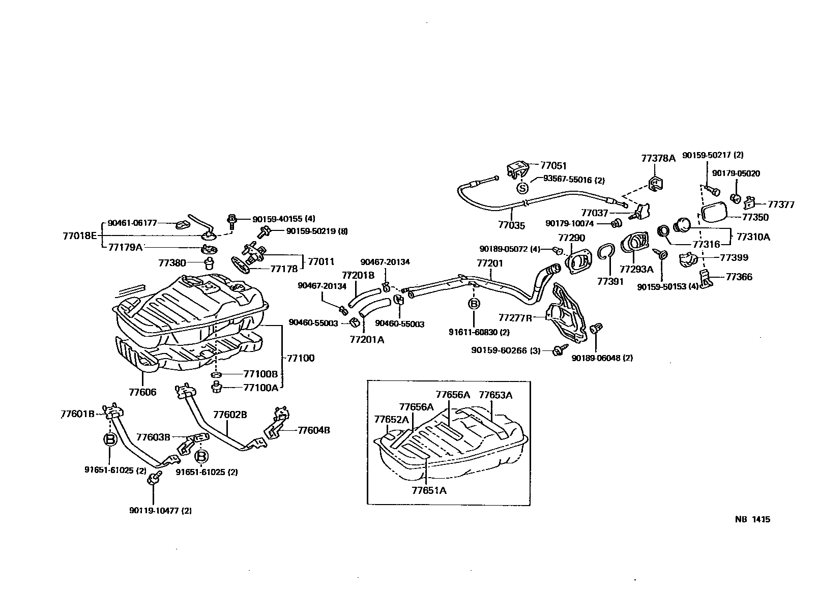 7751 — FUEL TANK & TUBE
