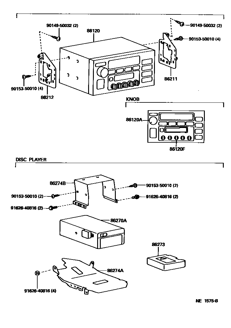 8601 — RADIO RECEIVER & AMPLIFIER & CONDENSER