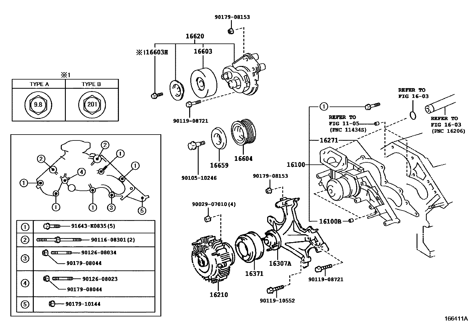 1601 — WATER PUMP