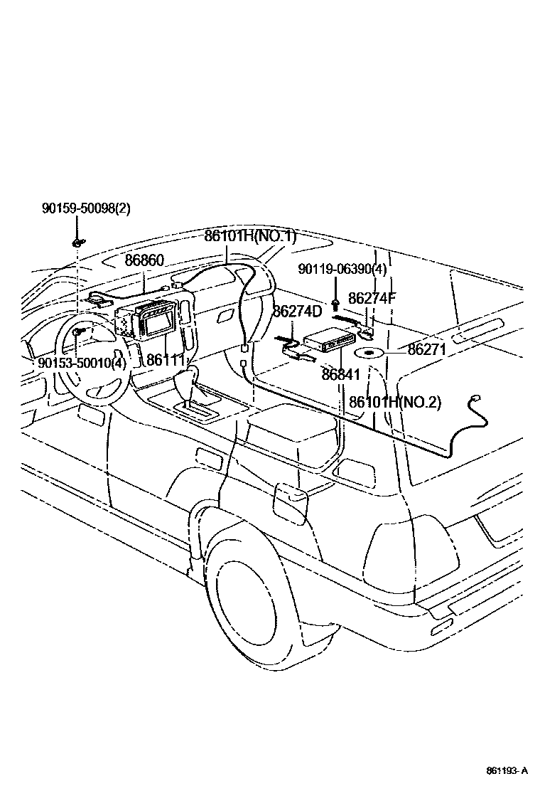 8603 — NAVIGATION & FRONT MONITOR DISPLAY