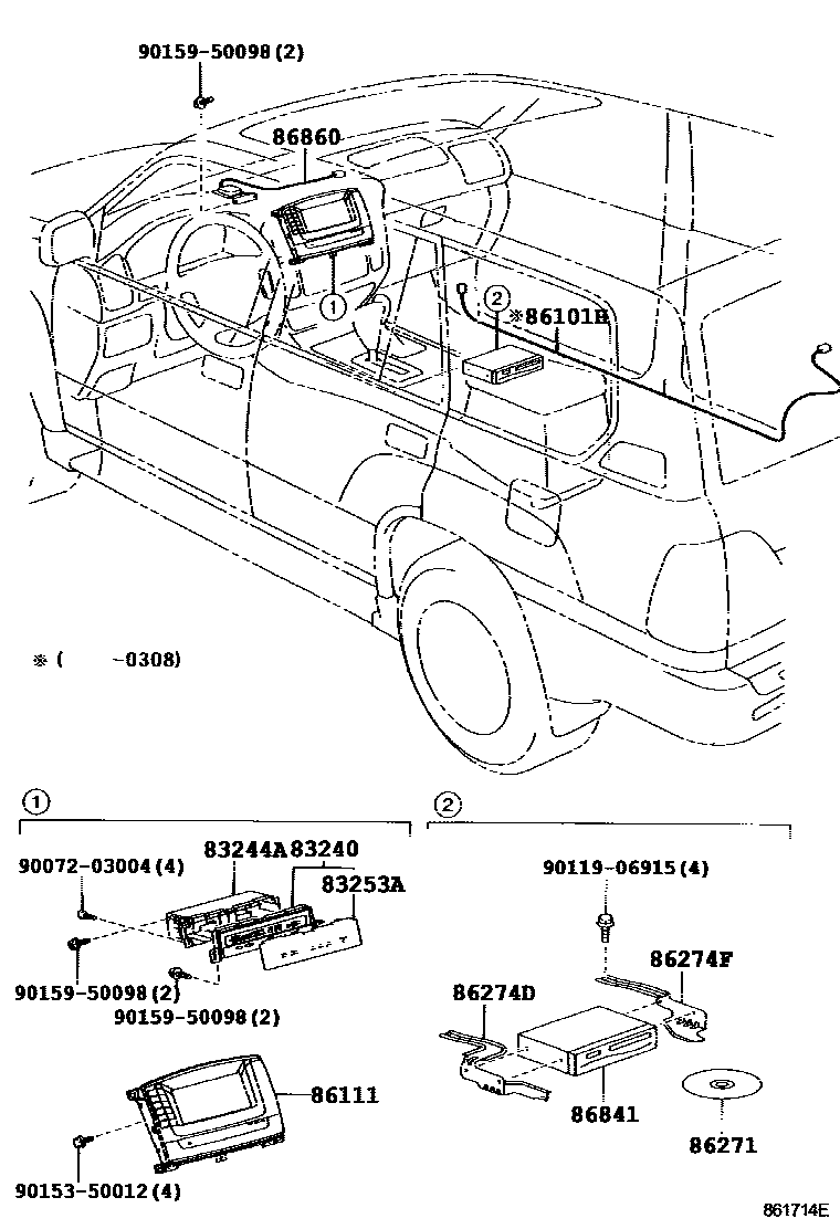 8603 — NAVIGATION & FRONT MONITOR DISPLAY