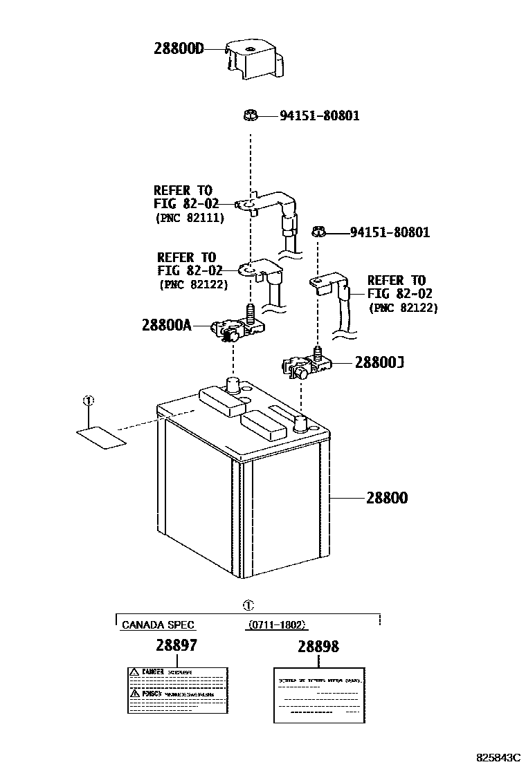 8201 — BATTERY & BATTERY CABLE