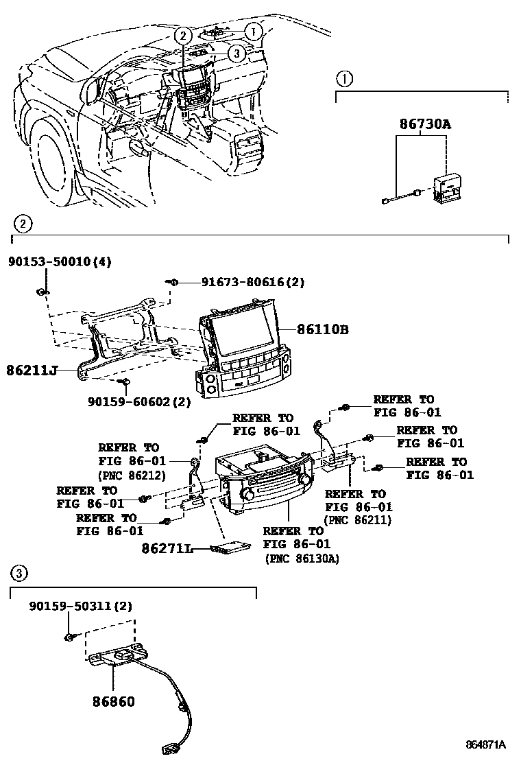8603 — NAVIGATION & FRONT MONITOR DISPLAY