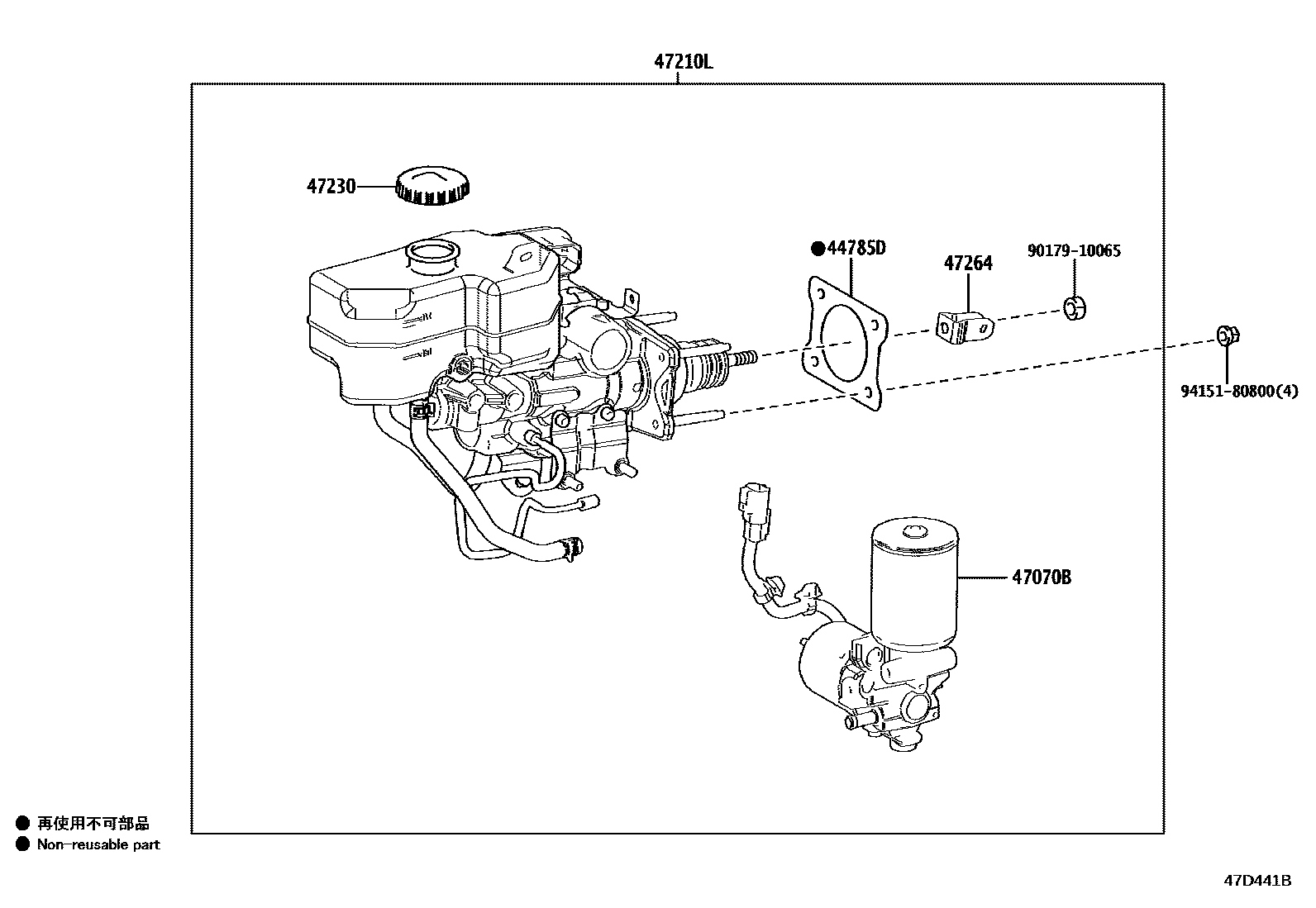 4702 — BRAKE MASTER CYLINDER