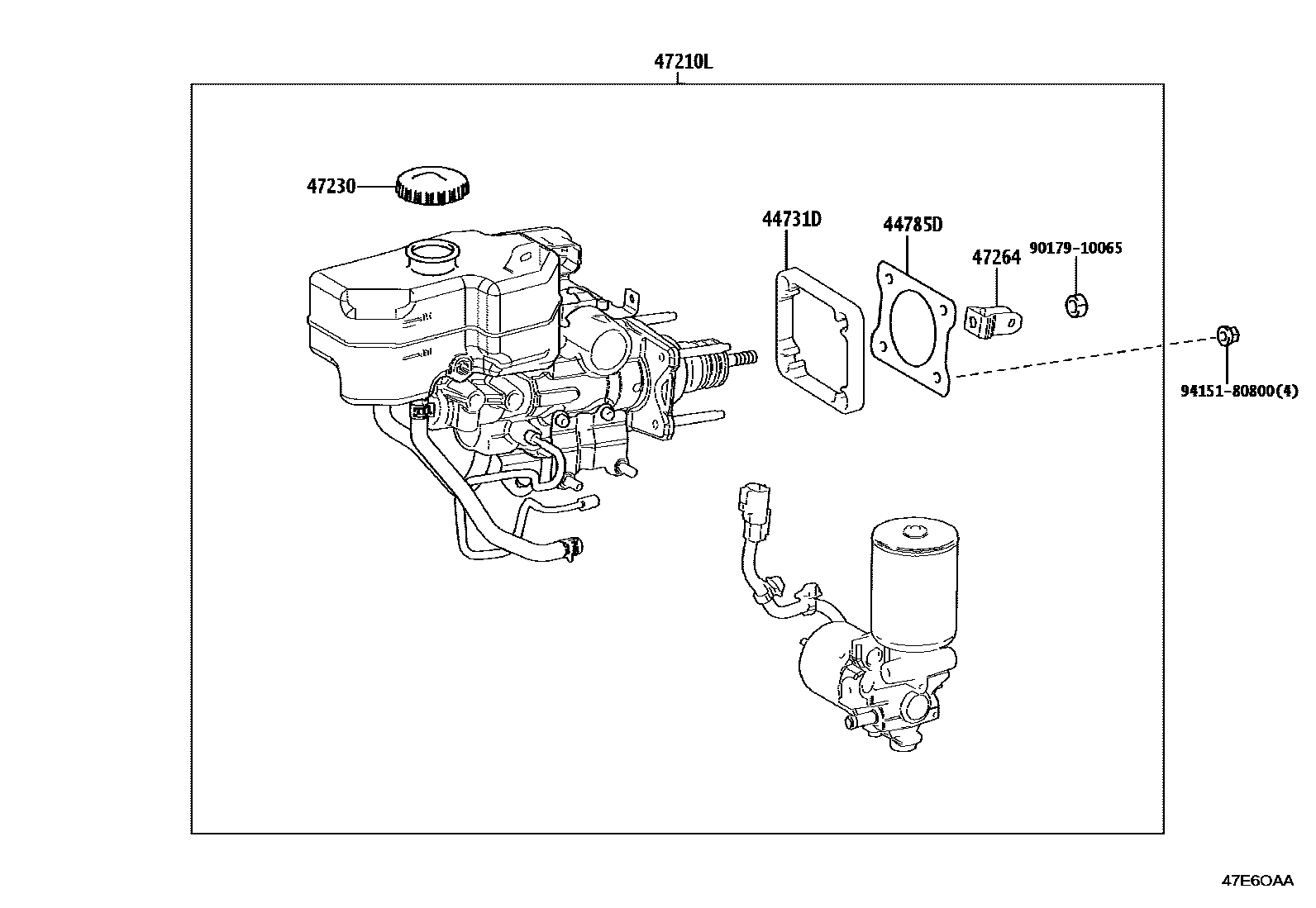 4702 — BRAKE MASTER CYLINDER