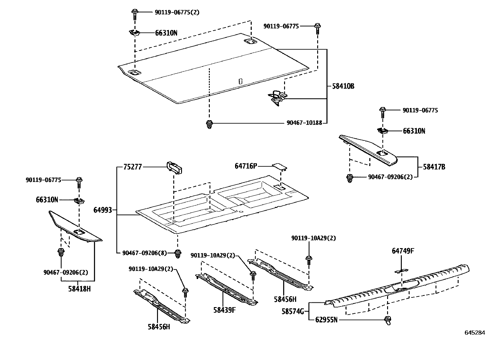 6455 — DECK BOARD & DECK TRIM COVER