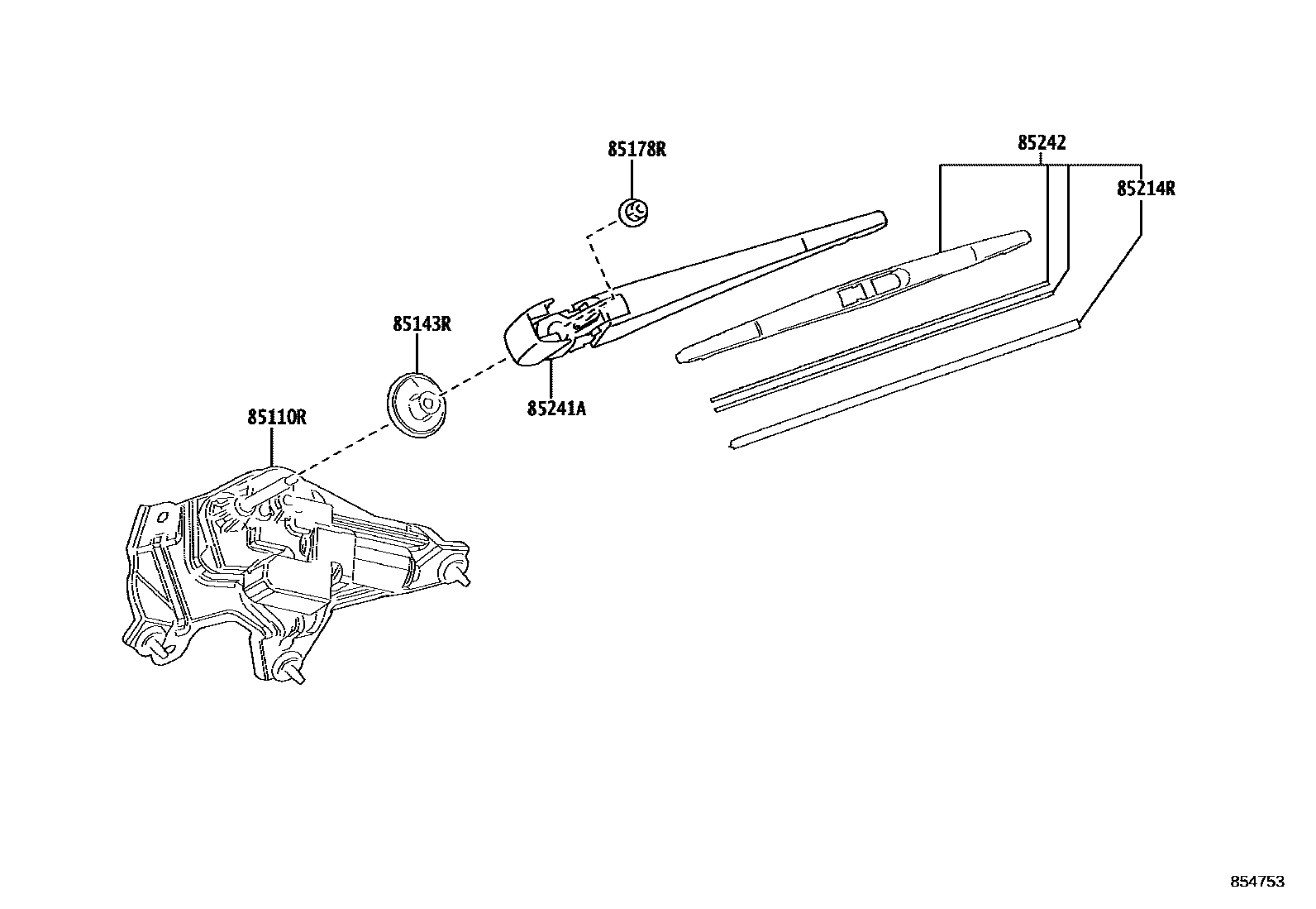 8502 — REAR WIPER