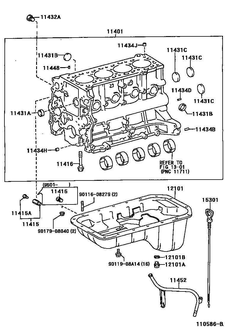 1105 — CYLINDER BLOCK