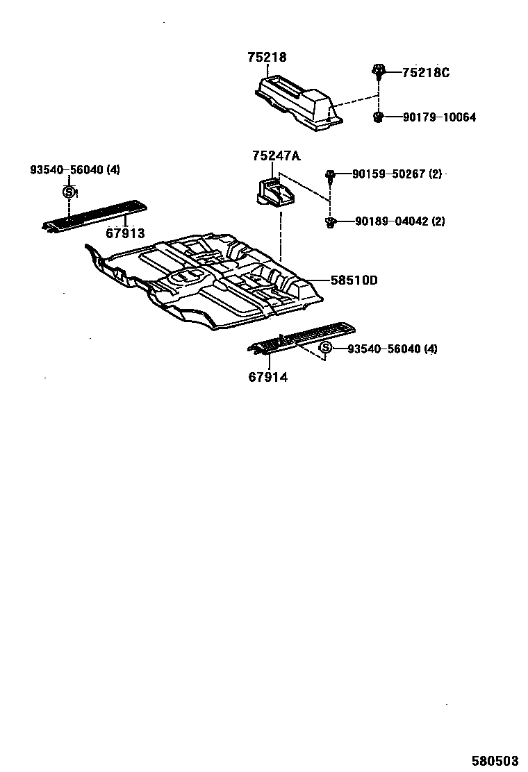 5854 — FLOOR MAT & SILENCER PAD