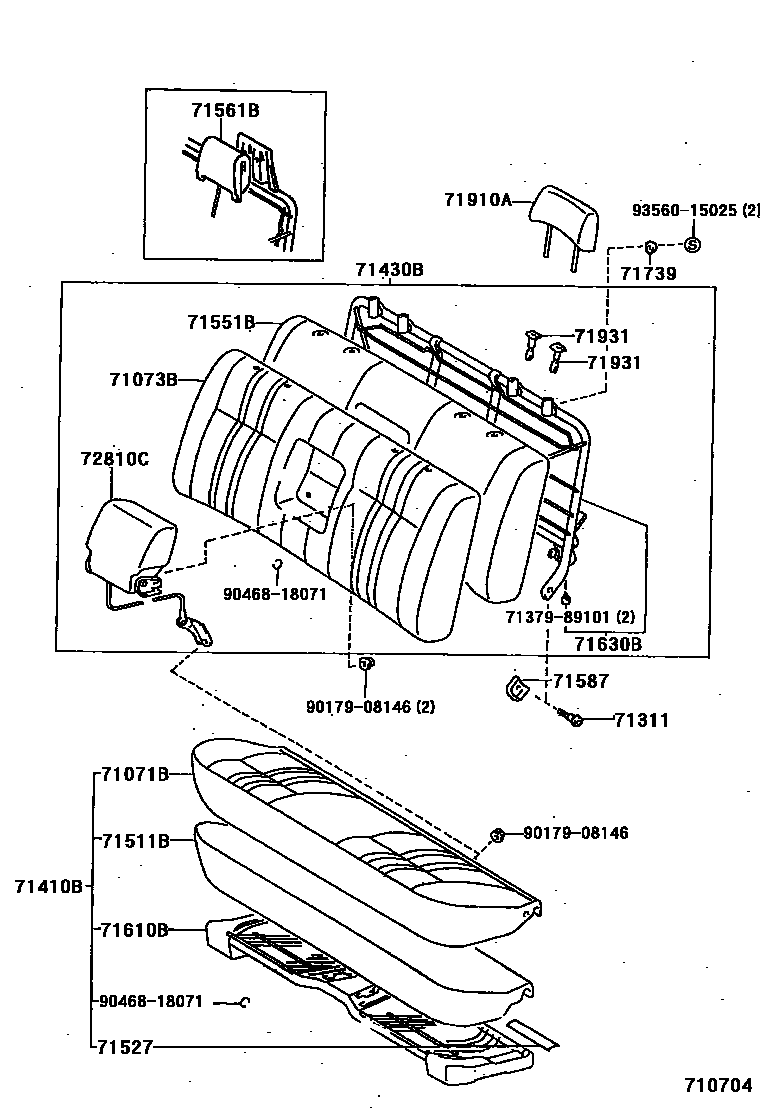 7151 — SEAT & SEAT TRACK