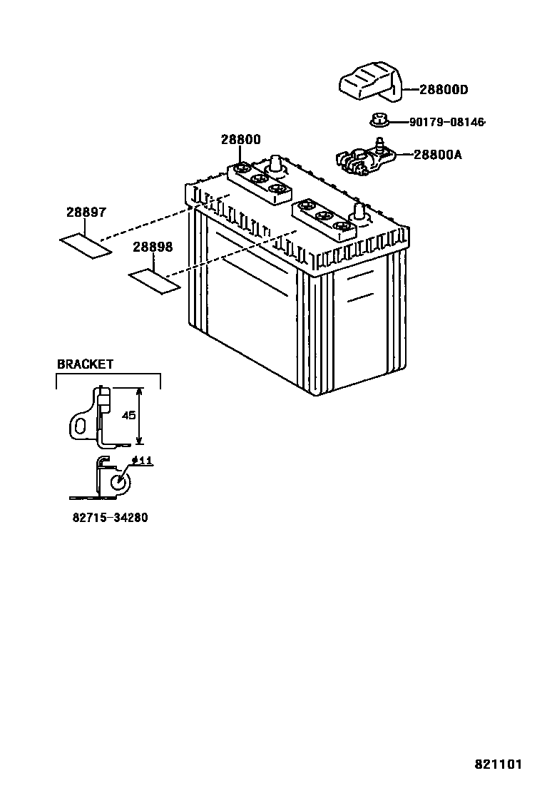 8201 — BATTERY & BATTERY CABLE