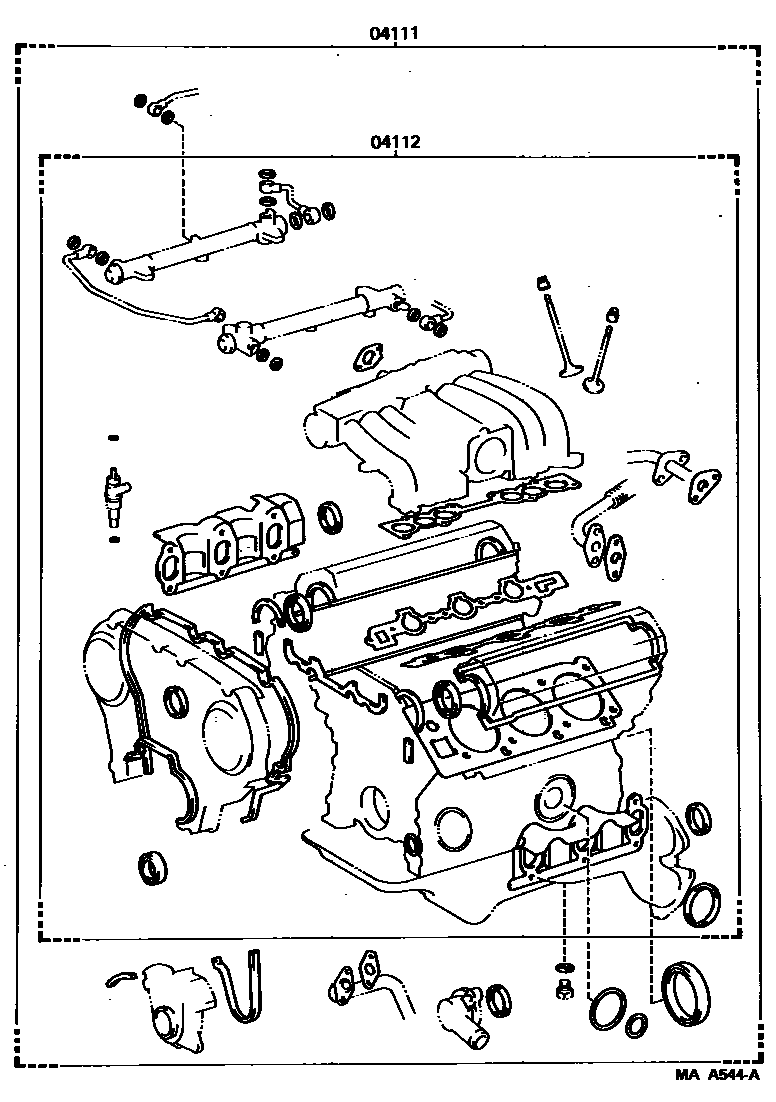 1103 — ENGINE OVERHAUL GASKET KIT