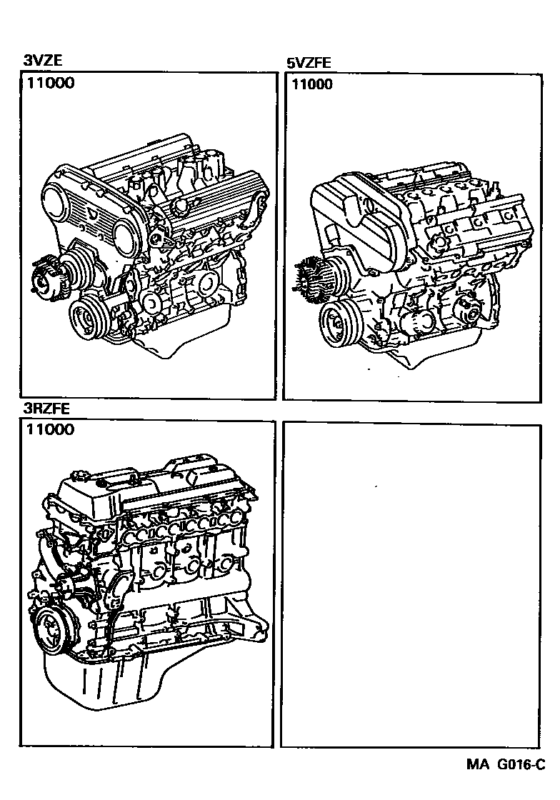 1101 — PARTIAL ENGINE ASSEMBLY