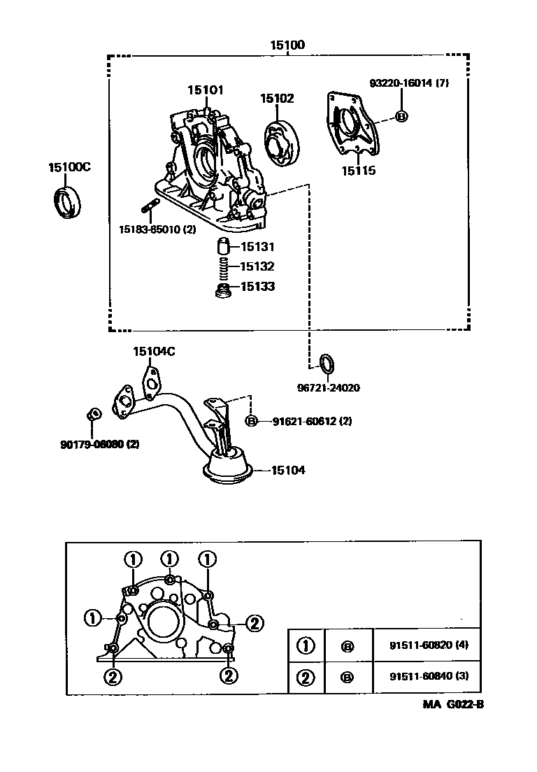1501 — ENGINE OIL PUMP