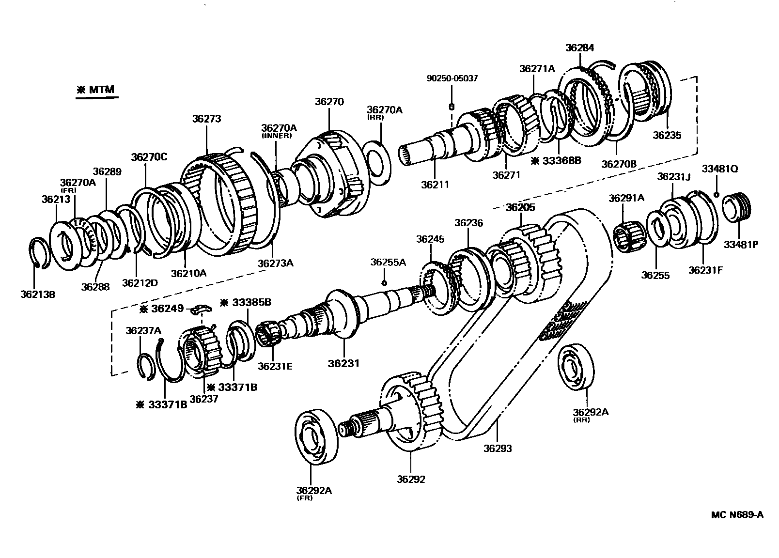 3610 — TRANSFER GEAR