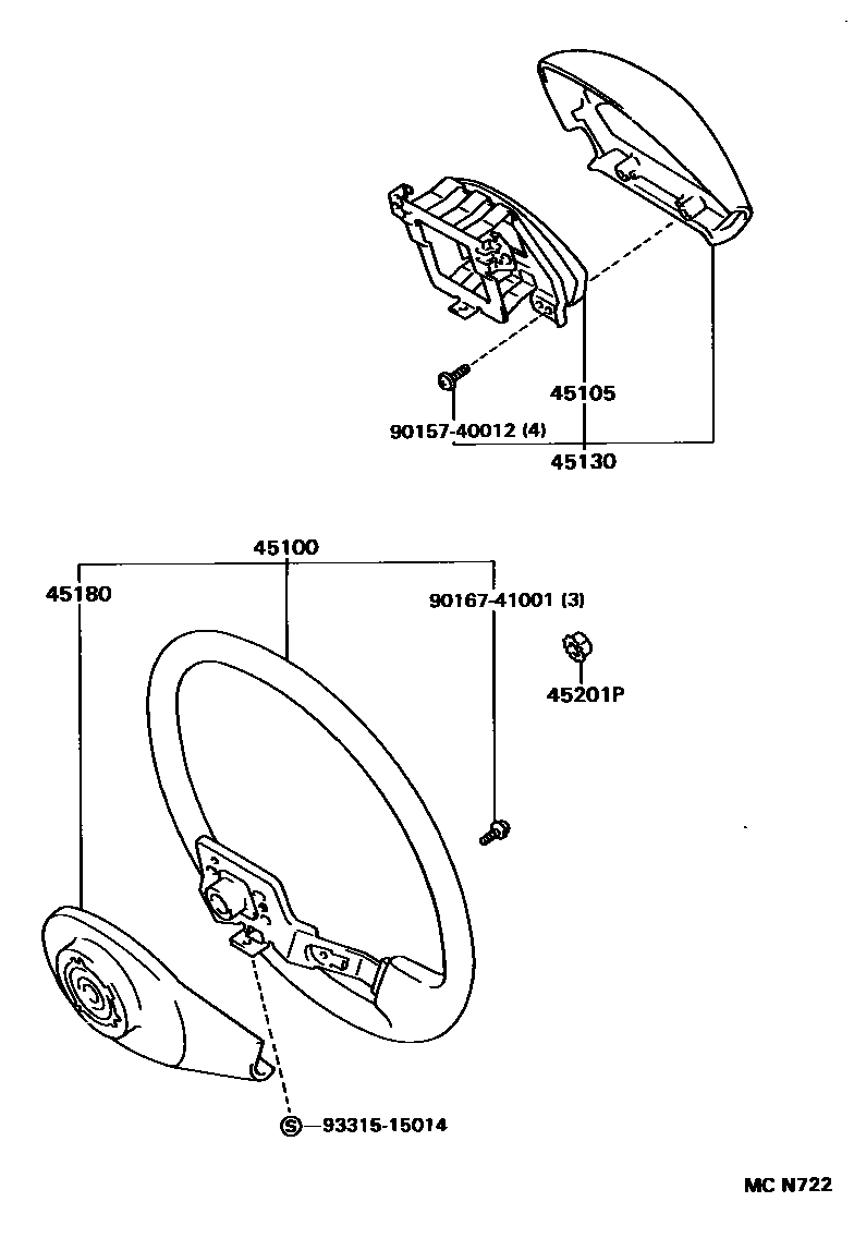 4504 — STEERING WHEEL