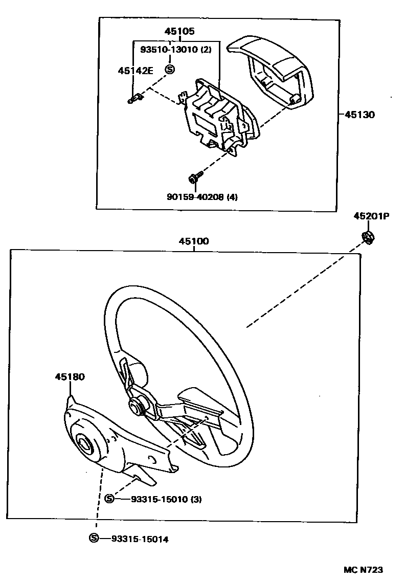 4504 — STEERING WHEEL